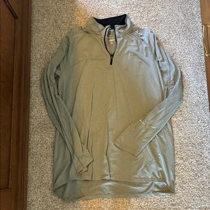 Nike gray quarter zip